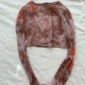 PrettyLittleThing Mesh long sleev